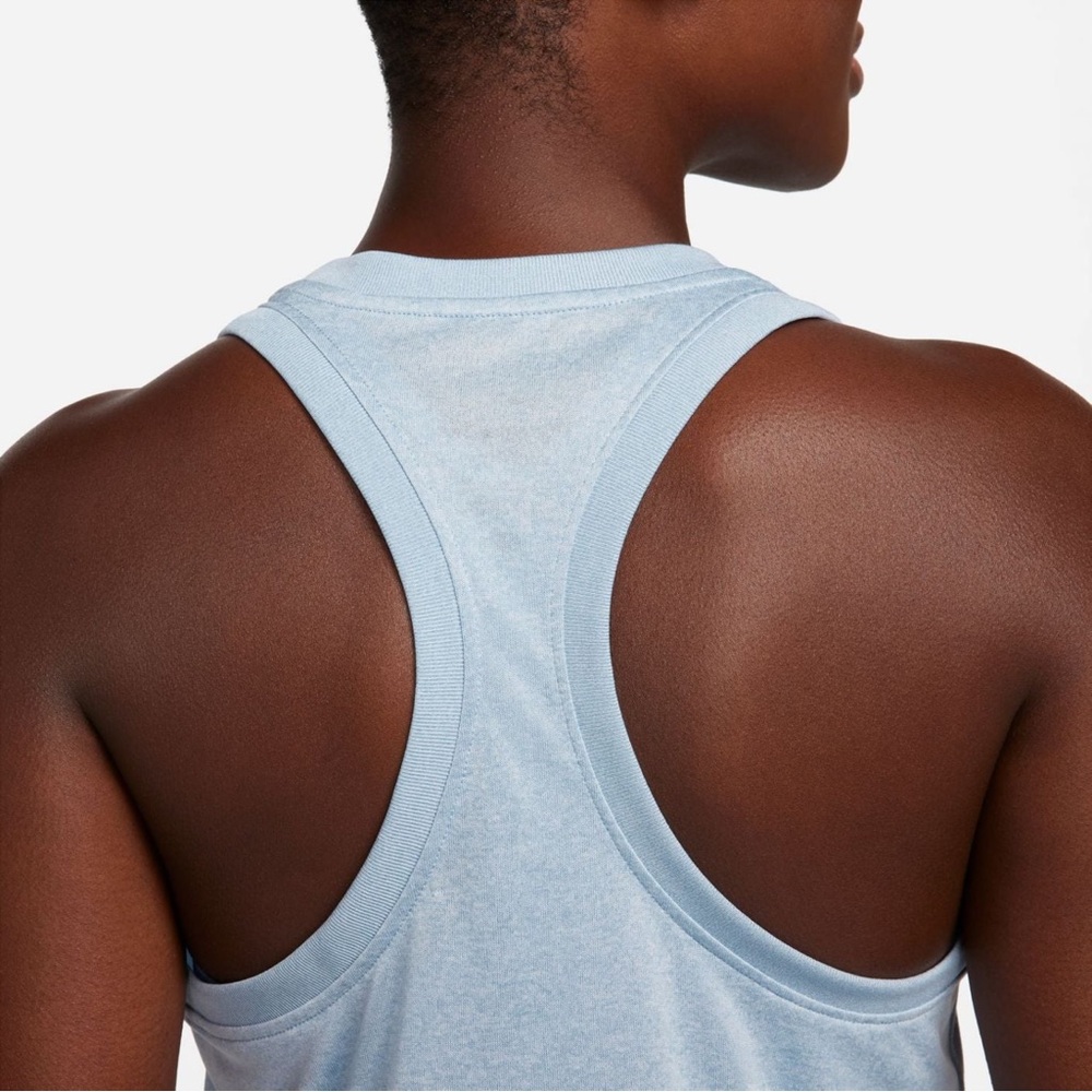 New Nike Dri-Fit Racerback Tank in Armory Light Blue - Picture 3 of 10